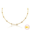 14KY 0.90CTW DIAMOND 16-STONE NECKLACE