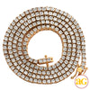 10KY 1.60CTW ILLUSION DIAMOND TENNIS NECKLACE