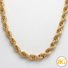 10KY 23.00CTW DIAMOND ROPE CHAIN