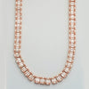 14KR 46.00CTW BAGUETTE NECKLACE