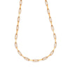 14KY 1.35CTW DIAMOND PAPERCLIP NECKLACE