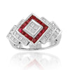 14K LADIES RING DIAM 1.25CT BSPHR 1.00CT