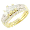 14K 1.00CTW FANCY BRIDAL SET