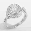 14K 1.00CTW DIAMOND FANCY RING