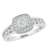 14KW 1.25CTW DIAMOND FACNY RING [0.44CT CTR]