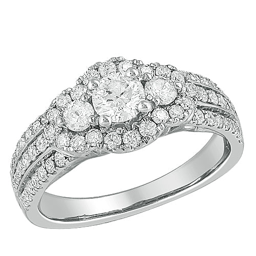 14KW 1.30CTW DIAMOND RING