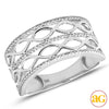 14KW 0.20CTW DIAMOND DESIGNER RING