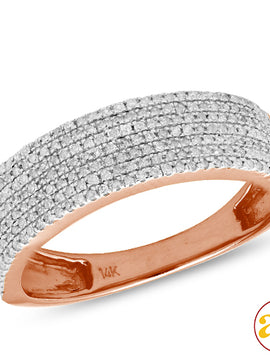 14KR 0.35CTW DIAMOND DESIGNER BAND