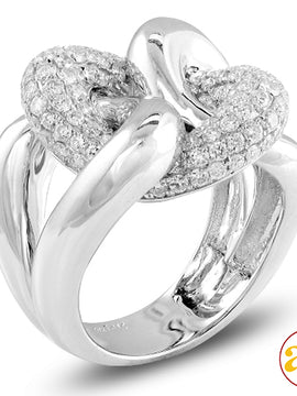 14KW 1.75CTW DIAMOND LADIES FANCY RING