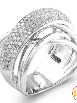 14KW 1.15CTW DIAMOND LADIES FANCY RING