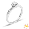 14KW 0.25CTW DIAMOND PROMISE RING