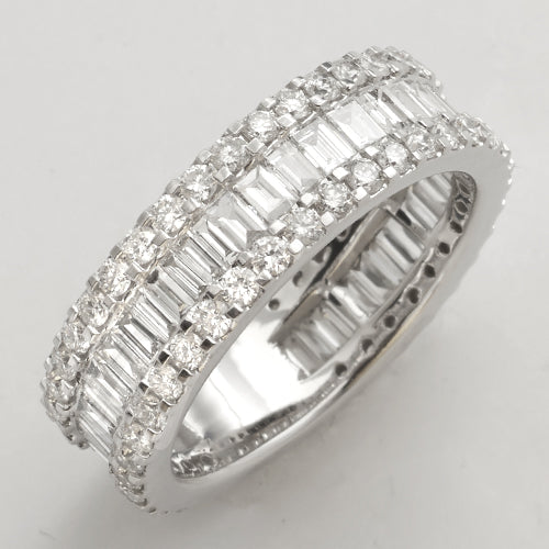 14KW 2.15CTW DIAMOND HALF ETERNITY BAND