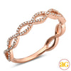 14KR 0.25CTW STACKABLE DIAMOND BAND