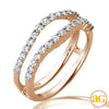 14KR 0.60CTW DIAMOND BRIDAL RING GUARD