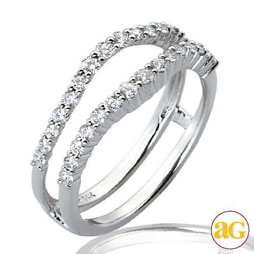 14KW 0.60CTW DIAMOND BRIDAL RING GUARD