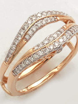 14KR 0.35CTW DIAMOND RING GUARD