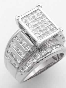 14KW 3.15TW PC DIAMOND CINDERELLA RING