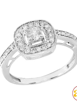 10KW 0.55CTW DIAMOND PROMISE RING