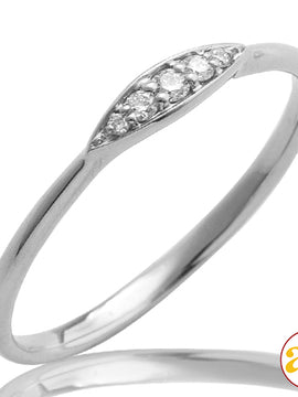 14KW 0.06CTW DIAMOND 5-STONE RING