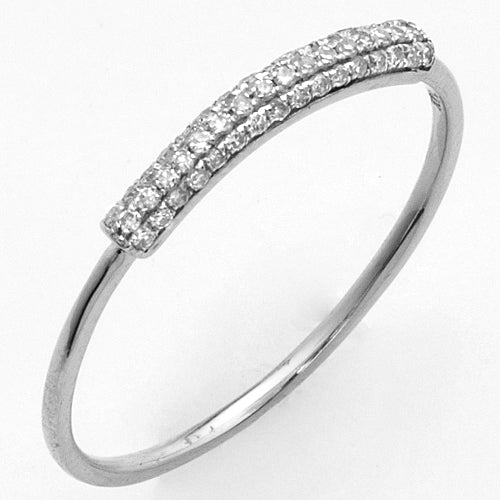 14KW 0.10CTW DIAMOND DESIGNER BAND