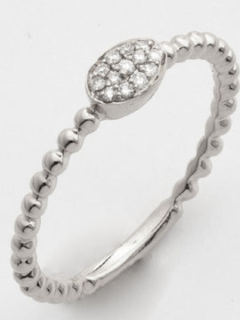 14KW 0.10CTW DIAMOND PROMISE RING