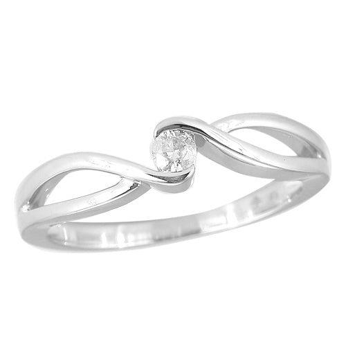 10KW 0.10CTW DIAMOND PROMISE RING