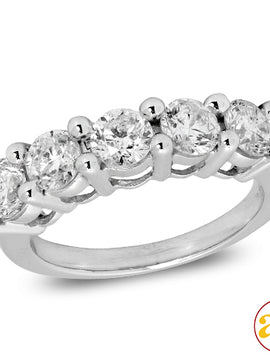 14KW 1.75CTW 5-STONE DIAMOND RING