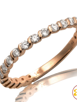 14KR 0.50 CTW DIAMOND BAND