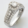 14KW 1.45CTW DIAMOND OVAL SHAPE BRIDAL