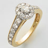 14KY 1.35CTW DIAMOND OVAL SHAPE BRIDAL