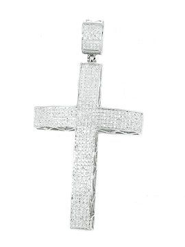 10KW 1.15CTW DIAMOND CROSS