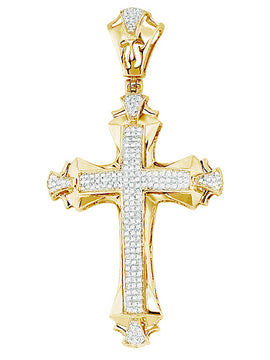 10KY 0.65CTW DIAMOND CROSS