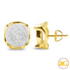 10KY 0.60CTW DIAMOND DISC EARRINGS