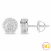 10KW 0.50CTW DIAMOND DISC EARRINGS