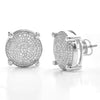 10KW 0.80CTW DIAMOND DISC EARRINGS