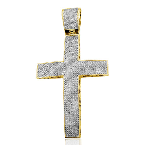 10KY 2.50CTW DIAMOND CROSS