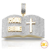 10KY 1.15CTW DIAMOND &apos;HOLY BIBLE&apos; PENDANT