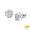 10KW 0.50 CTW SQUARE DIAMOND EARRINGS