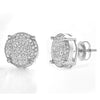 10KW 0.40CTW DIAMOND DISC EARRINGS