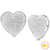 10KW 0.75CTW DIAMOND INVERTED HEART EARRINGS