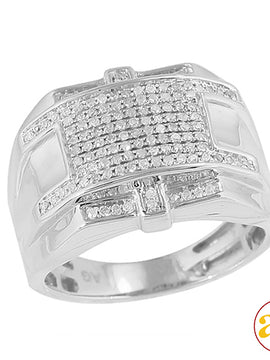 10KW 0.50CTW DIAMOND MEN'S RING