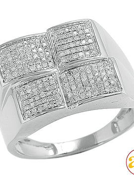 10KW 0.55CTW DIAMOND MENS RING