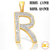 10KY 0.25CTW DIAMOND INITIAL PENDANT - &quot;R&quot;