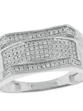 10KW 0.30CTW DIAMOND MENS RING