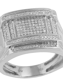 10KW 0.70CTW FANCY DIAMOND MENS RING