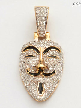 10KY 0.30CTW MICROPAVE DIAMOND ANONYMOUS MASK