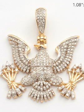 10KY 0.65CTW MICROPAVE DIAMOND PRESIDENTIAL EAGLE