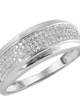 10KW 0.40CTW DIAMOND MENS BAND