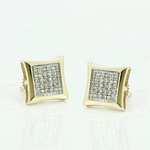 10KY 0.15CTW DIAMOND KITE EARRIINGS