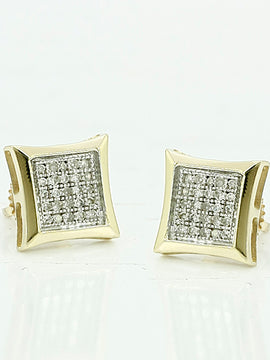 10KY 0.15CTW DIAMOND KITE EARRIINGS